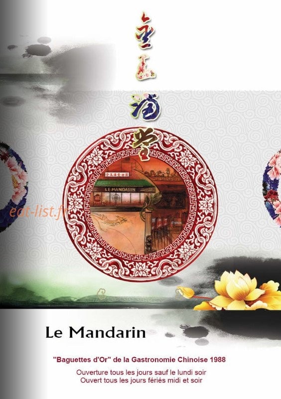 Le Mandarin — carte page 1