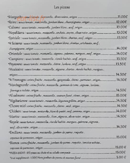 Le Régent — carte page 2