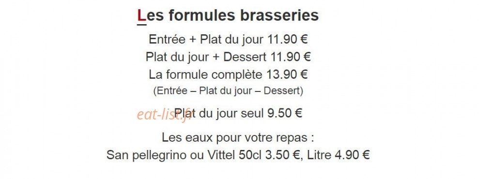 Les Coulisses — carte page 1