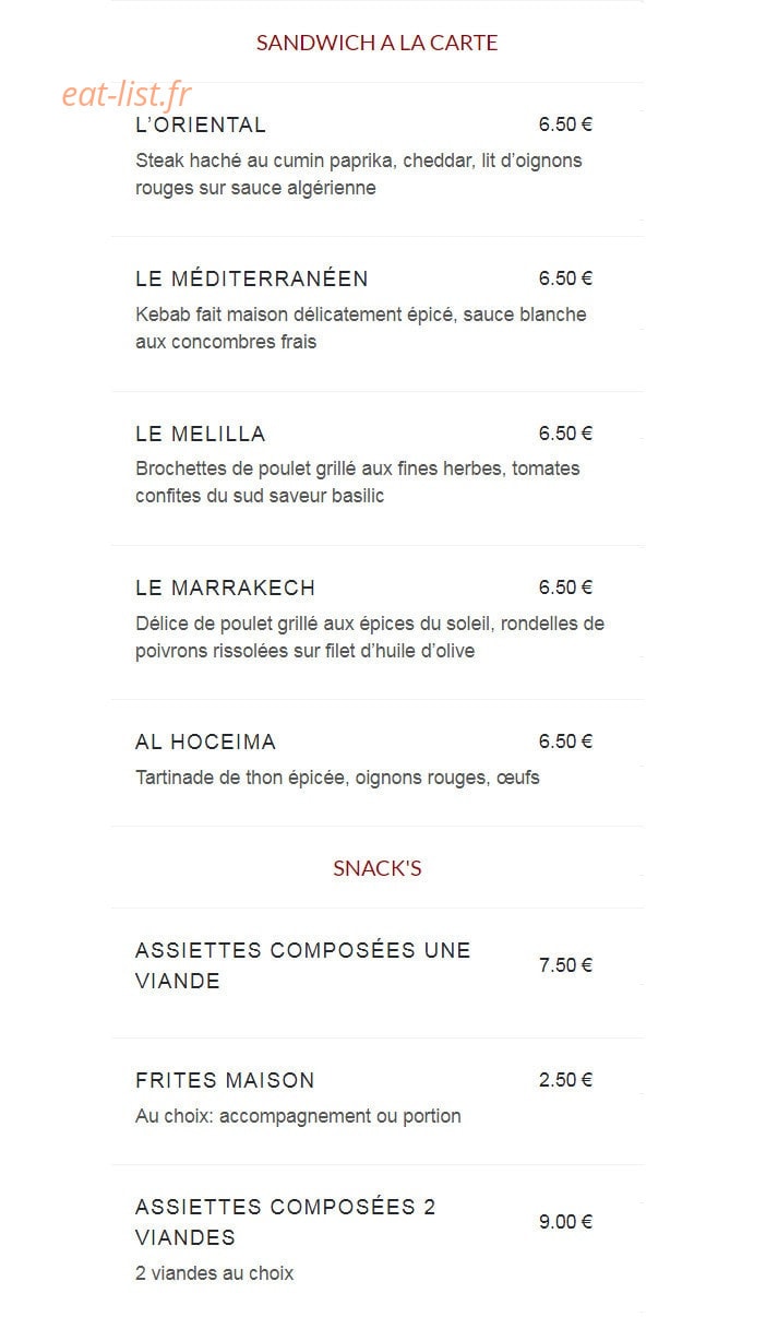 Morocool — carte page 2