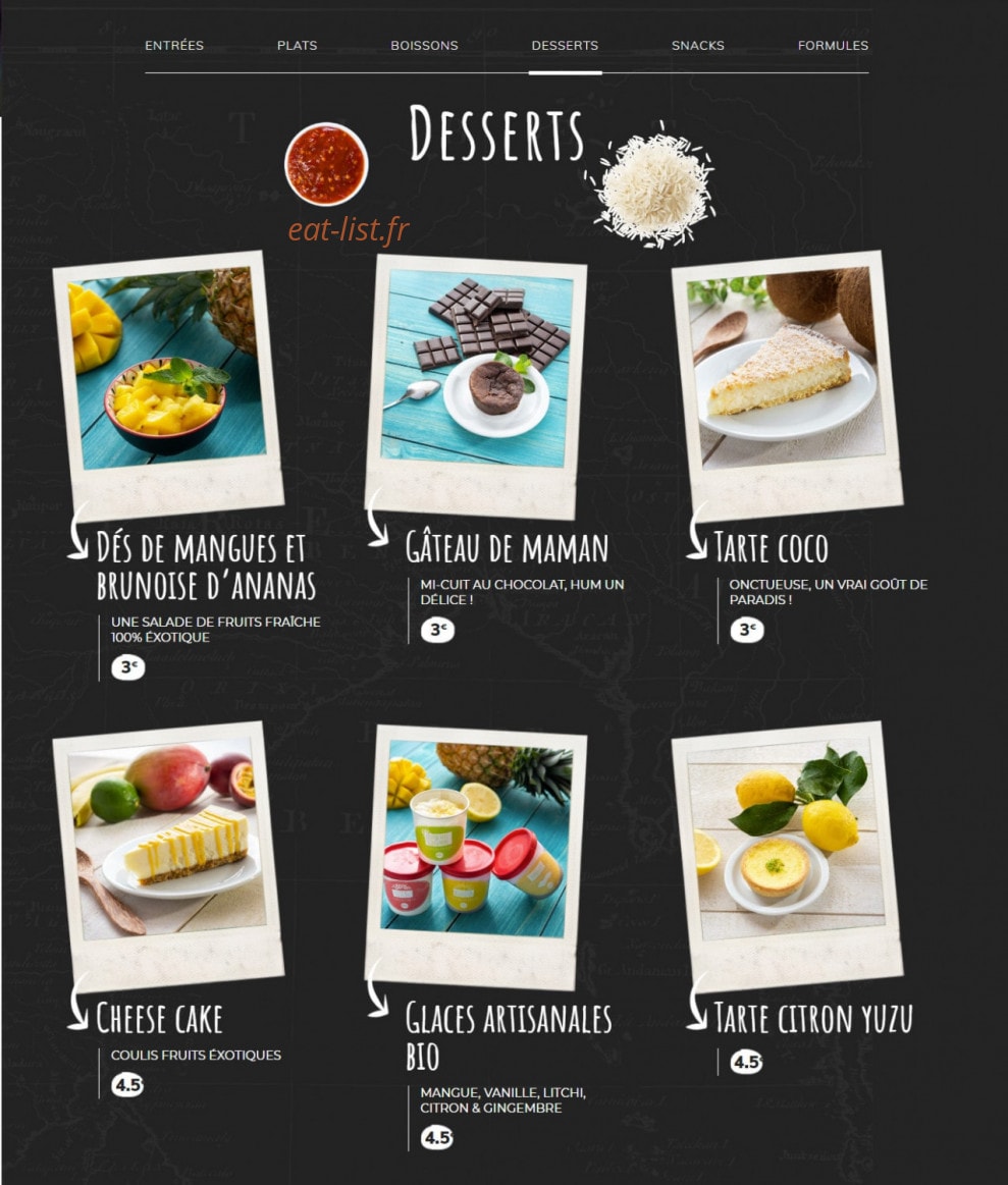 My Little Warung — carte page 4