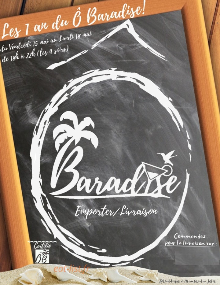 Ô Baradise — carte page 1