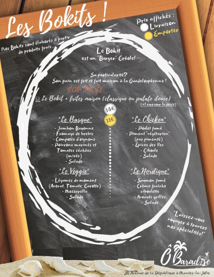 Ô Baradise — carte page 2