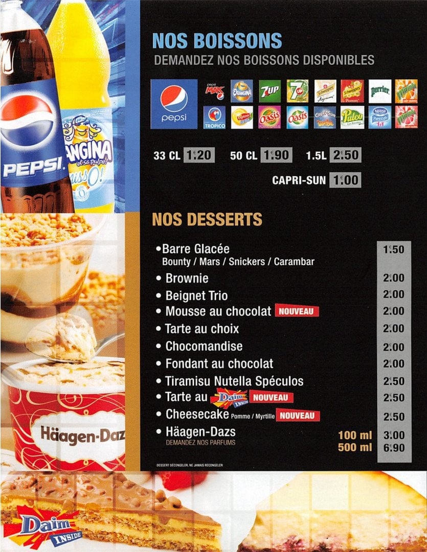 Pizza Time — carte page 3