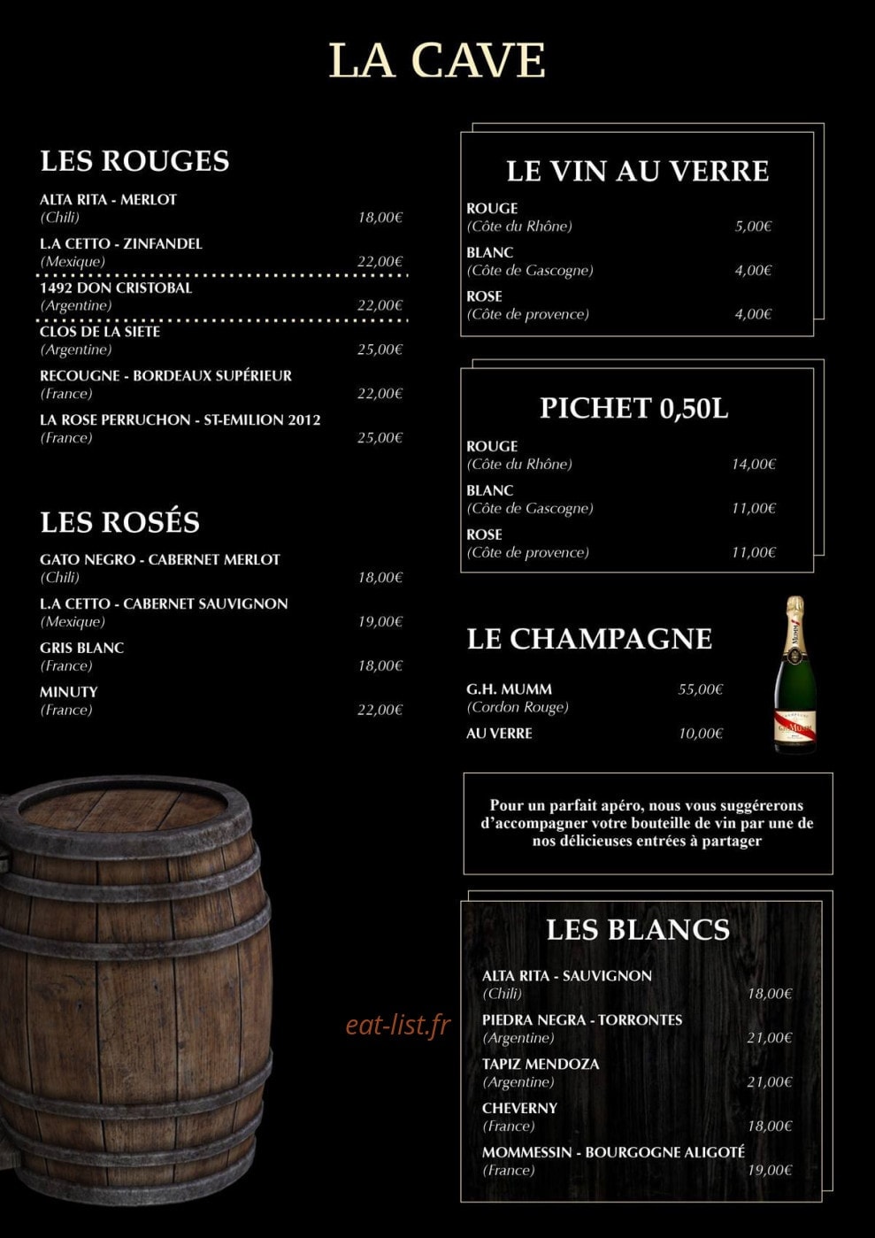 Pulpo — carte page 6
