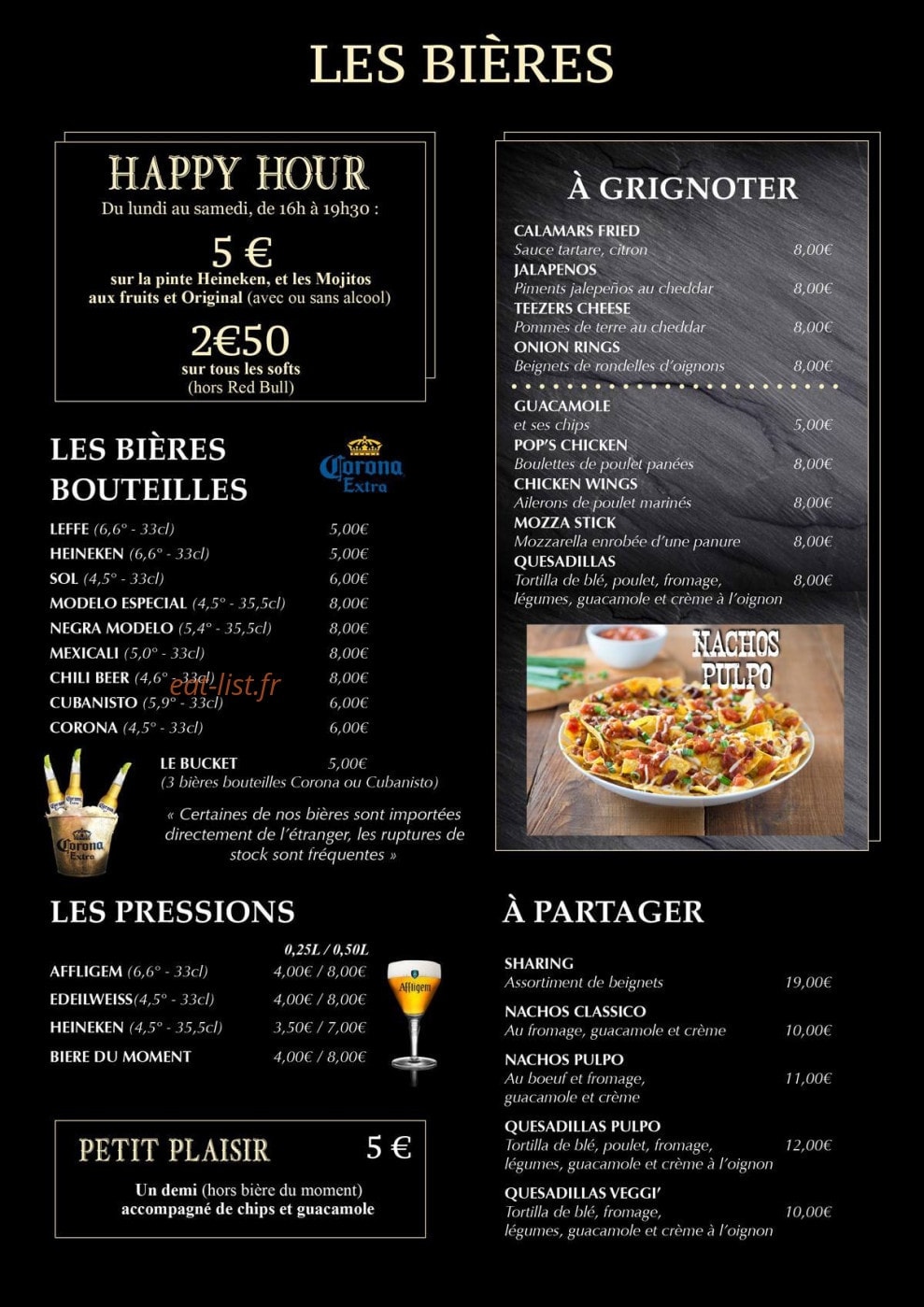 Pulpo — carte page 8