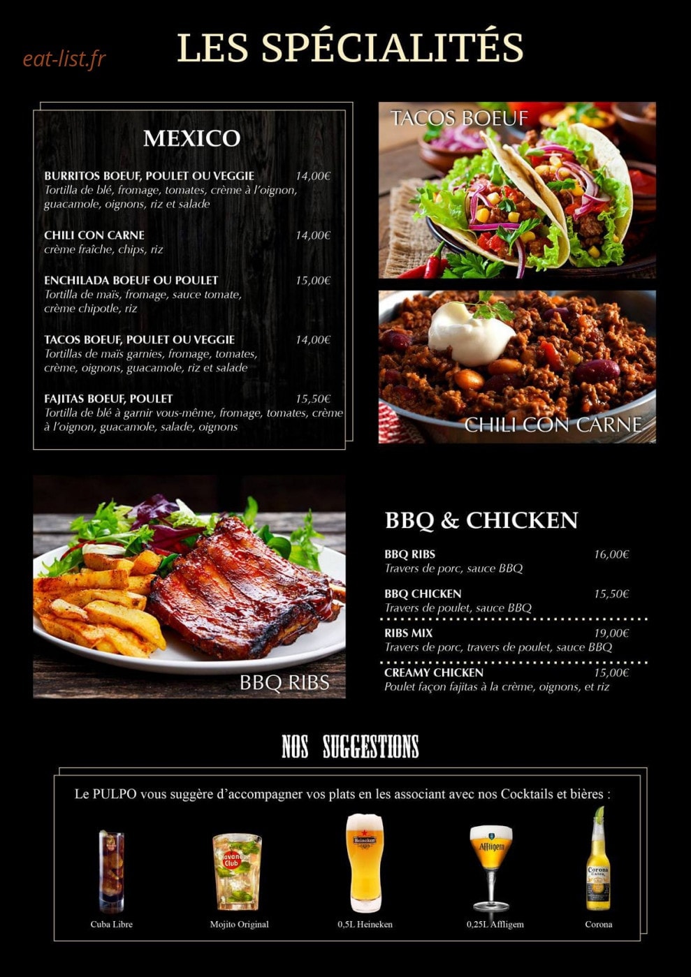 Pulpo — carte page 3