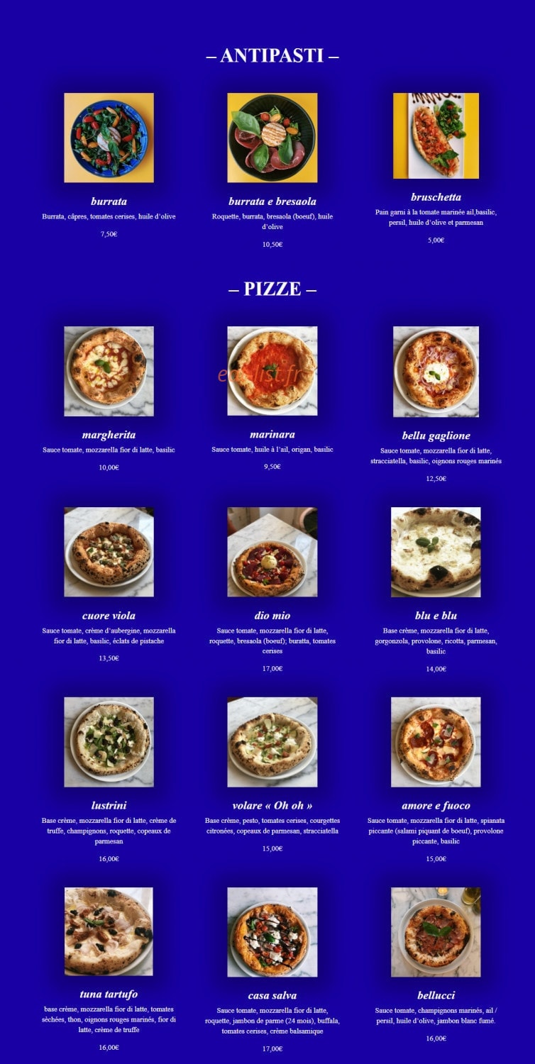 Salvami — carte page 1
