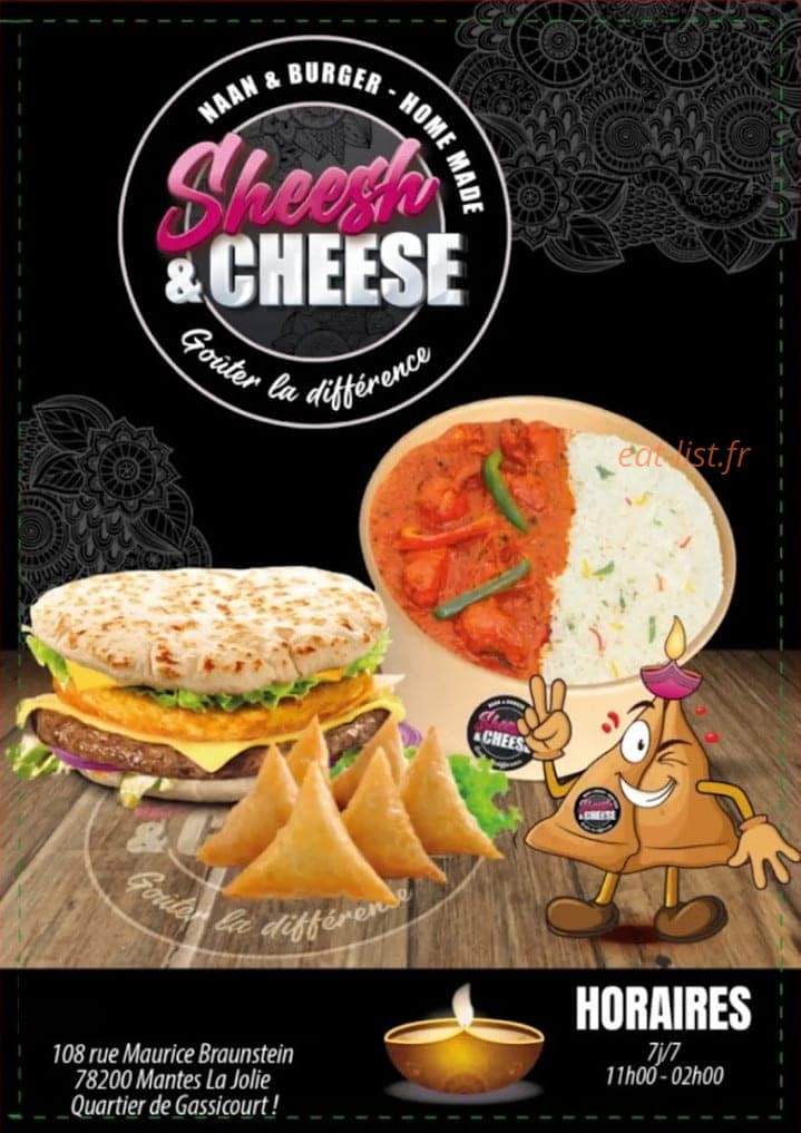 Sheesh et Cheese — carte page 1