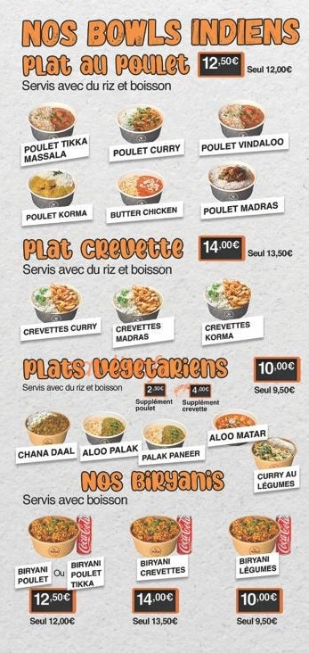 The Food Square — carte page 4