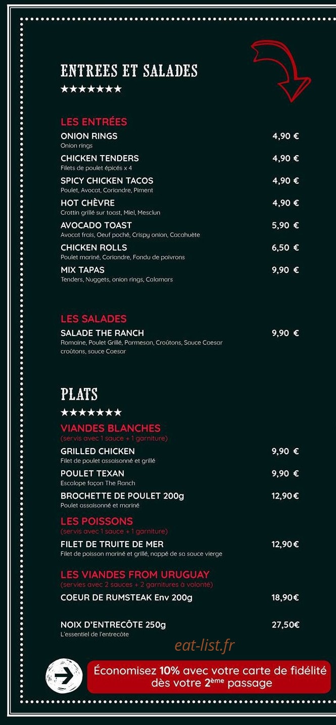 The Ranch — carte page 1