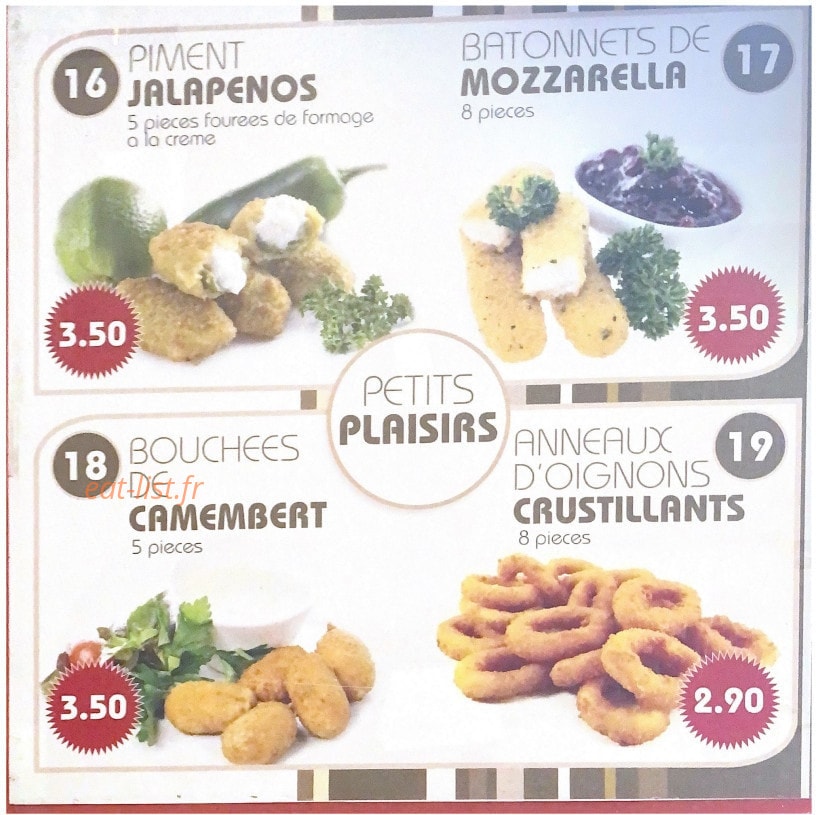 Chicken Riz — carte page 8