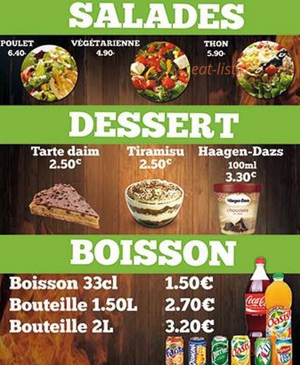 Facefood — carte page 3