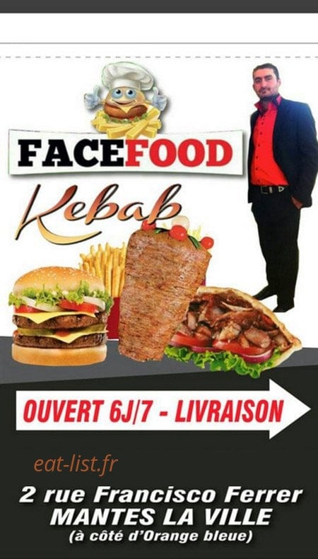 Facefood — carte page 1