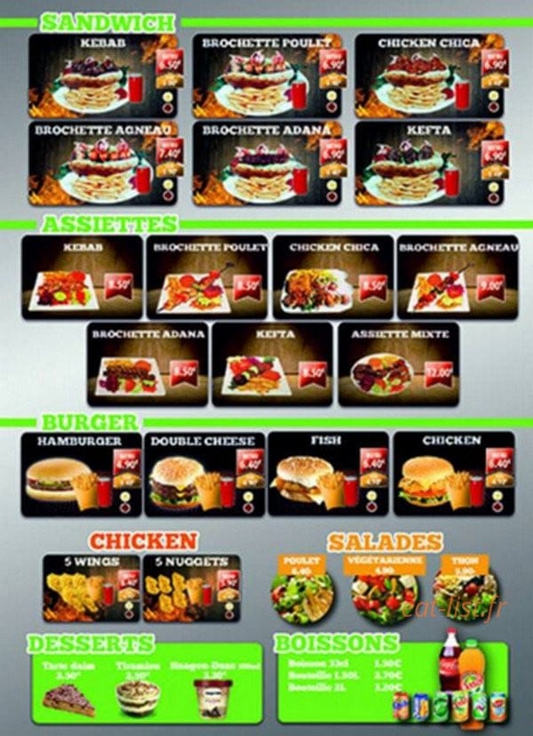 Facefood — carte page 2