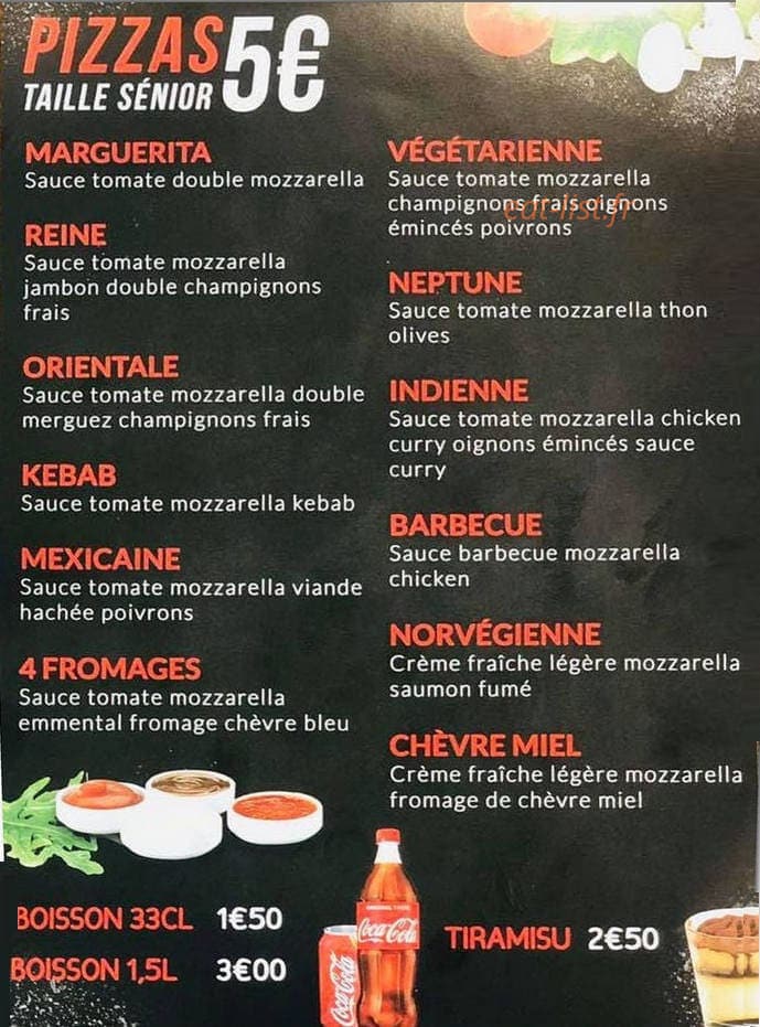 Infinity Food — carte page 2