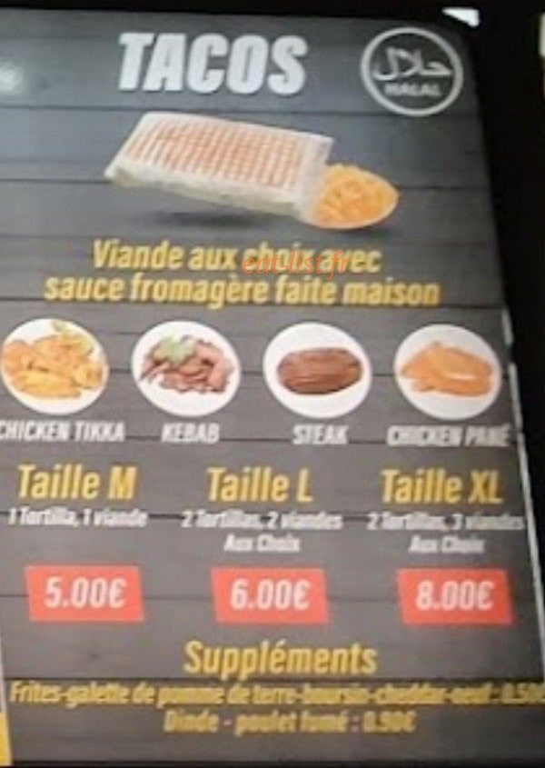 Le Gourmand — carte page 4