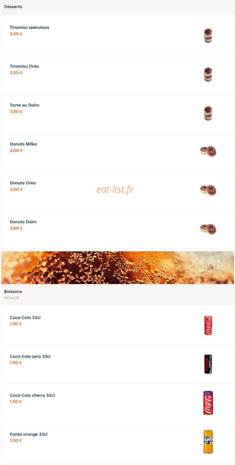 Pizza Bellezza — carte page 8