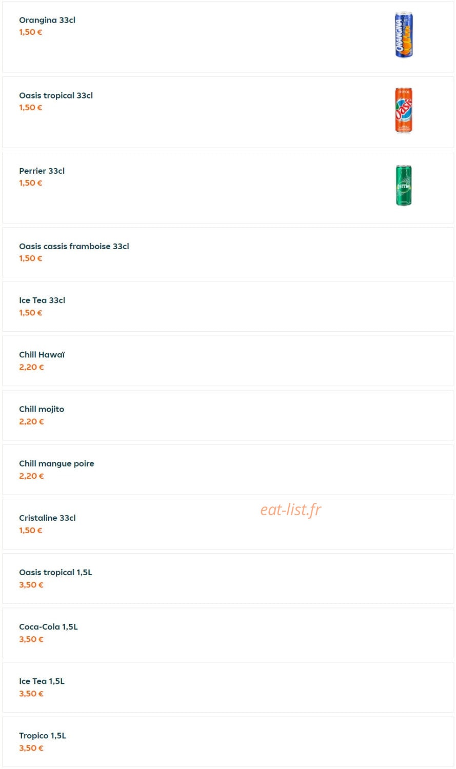 Pizza Bellezza — carte page 9