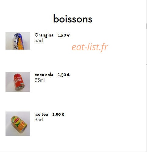 Saveur gourmandes — carte page 11