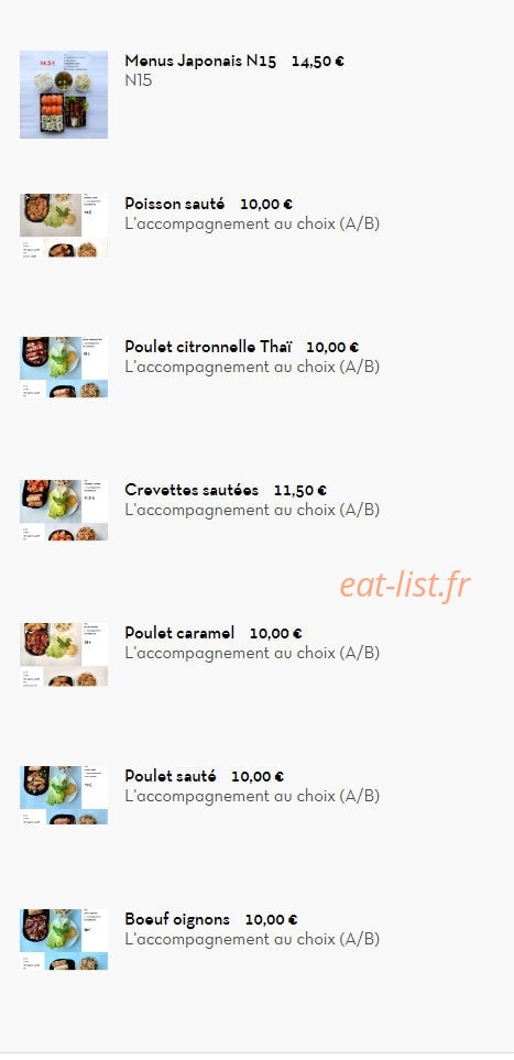 Saveur gourmandes — carte page 8