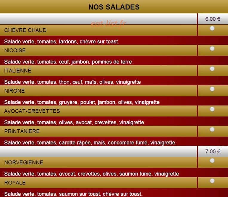 Allo Pizza Plus — carte page 11