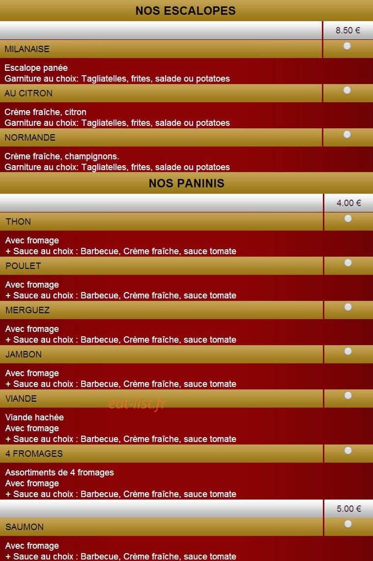 Allo Pizza Plus — carte page 7