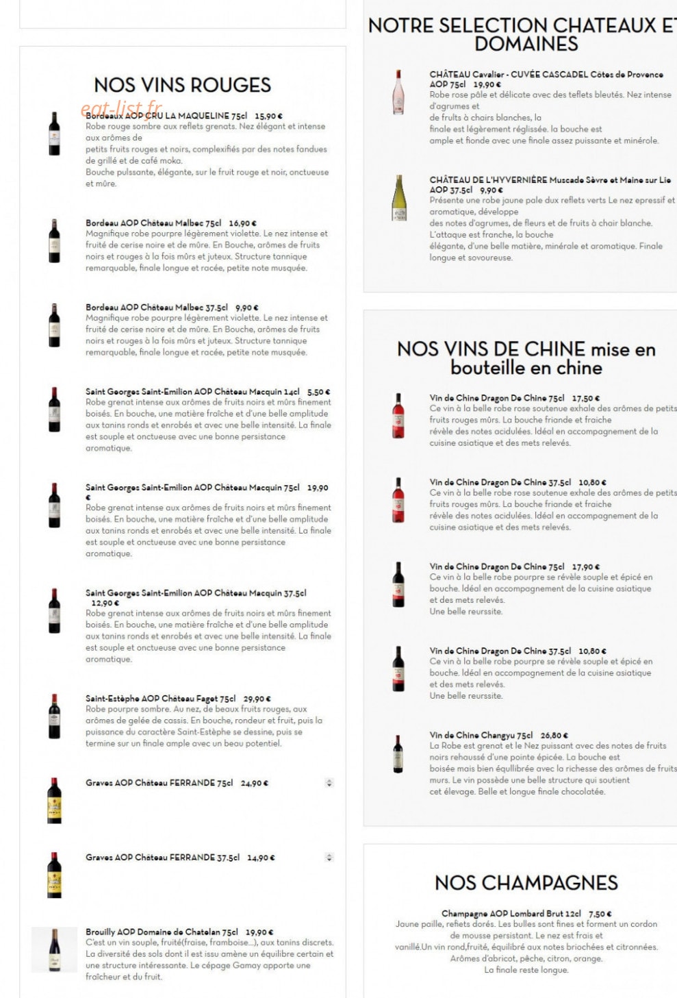 Asian Grill — carte page 7