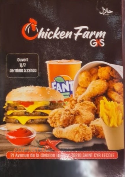 Gks Chicken Farm — carte page 1