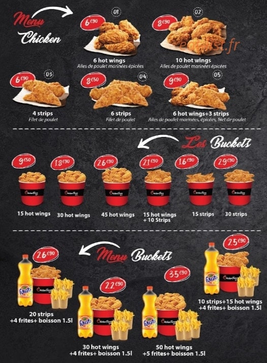 Gks Chicken Farm — carte page 4