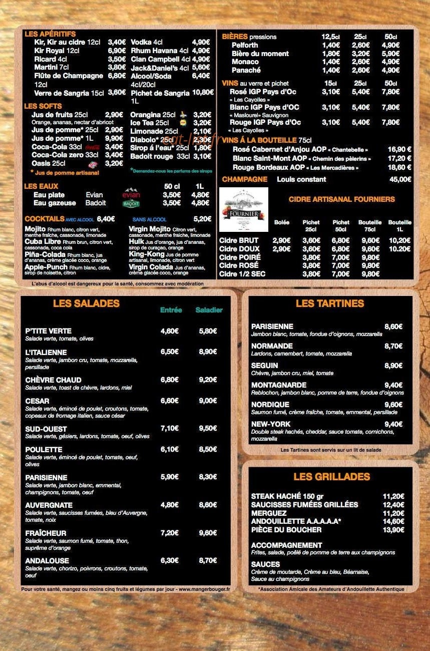 La Tanière — carte page 2