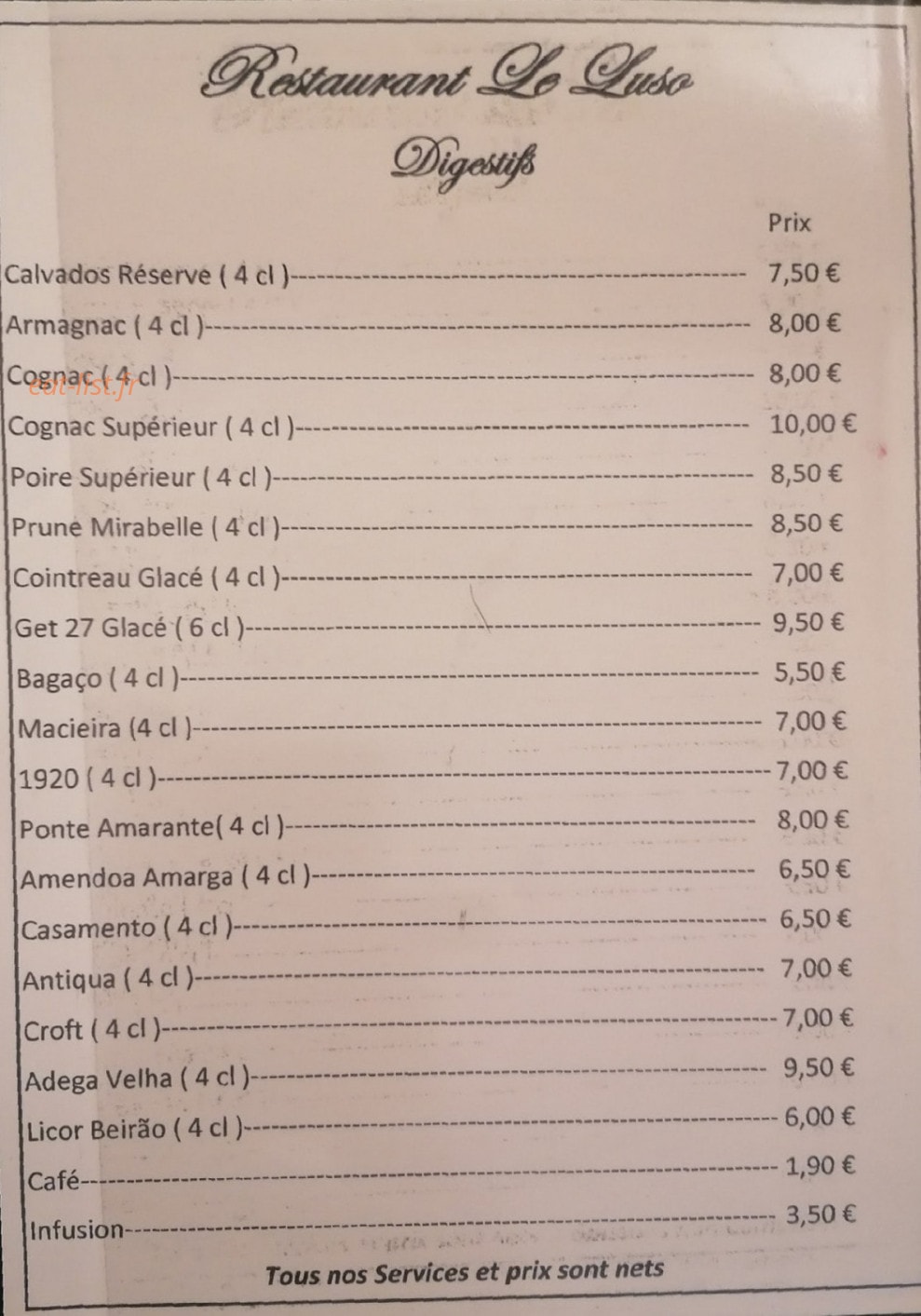 Le Luso — carte page 7
