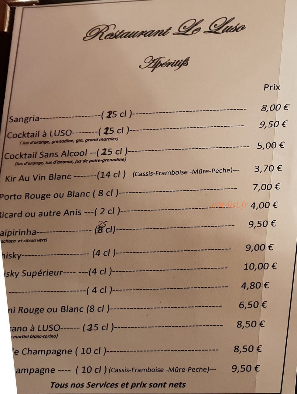 Le Luso — carte page 6