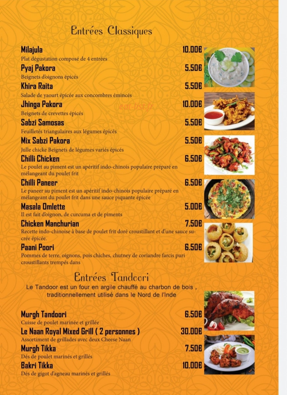Le Naan Royal — carte page 2