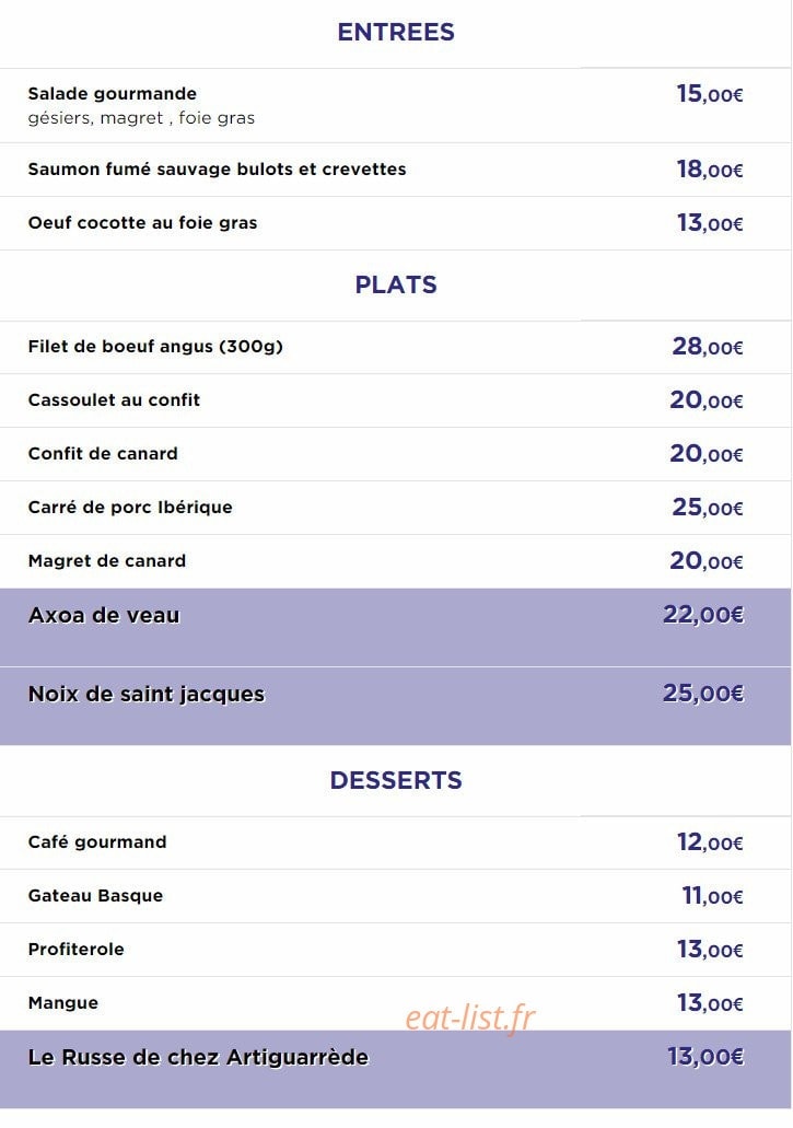 Plein Sud — carte page 1