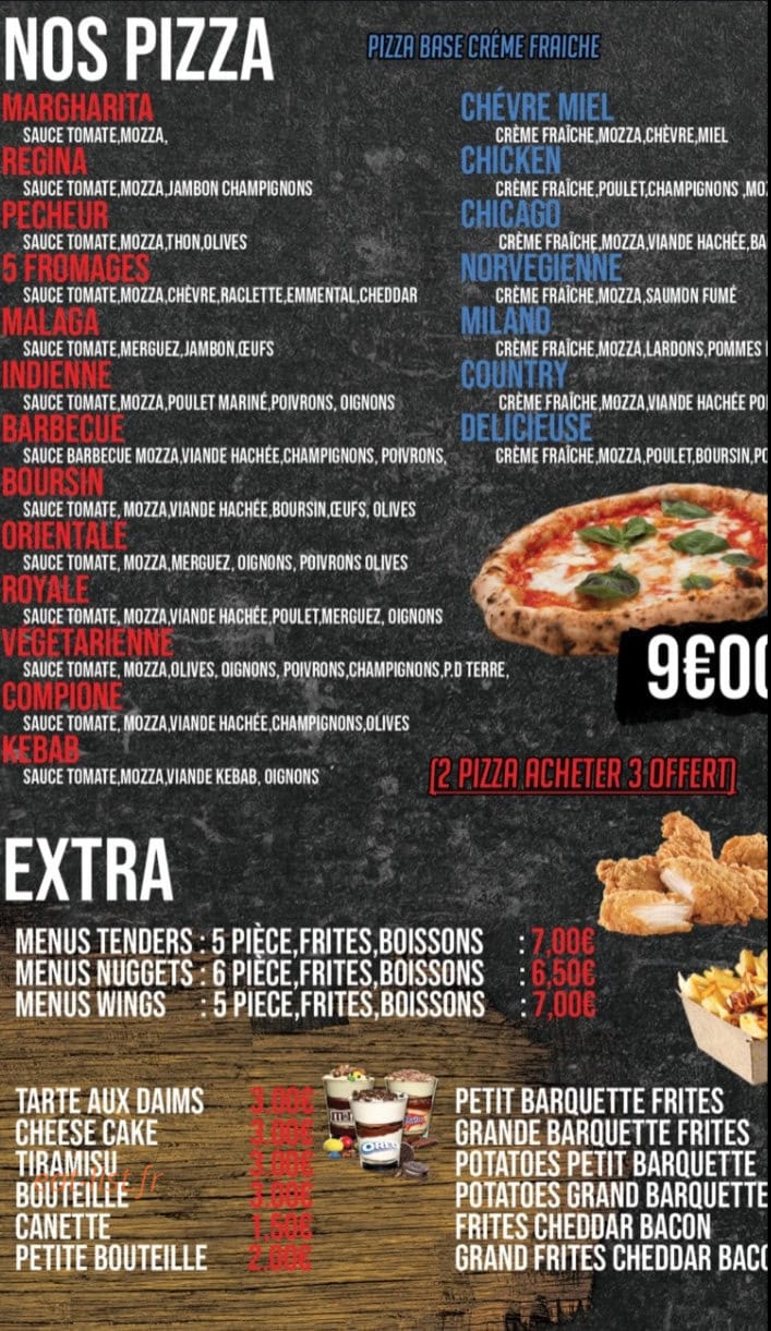 Chez Bilna — carte page 2
