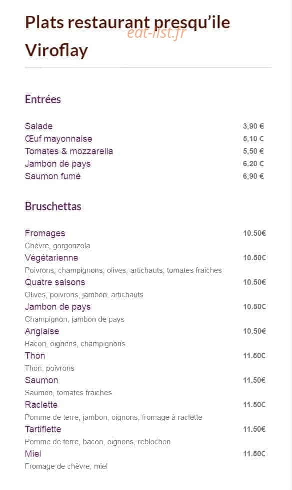 La presqu'ile — carte page 6