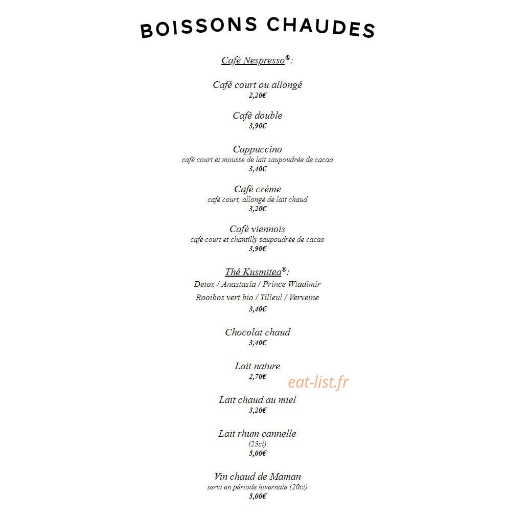 Les crêpes à Maman — carte page 6
