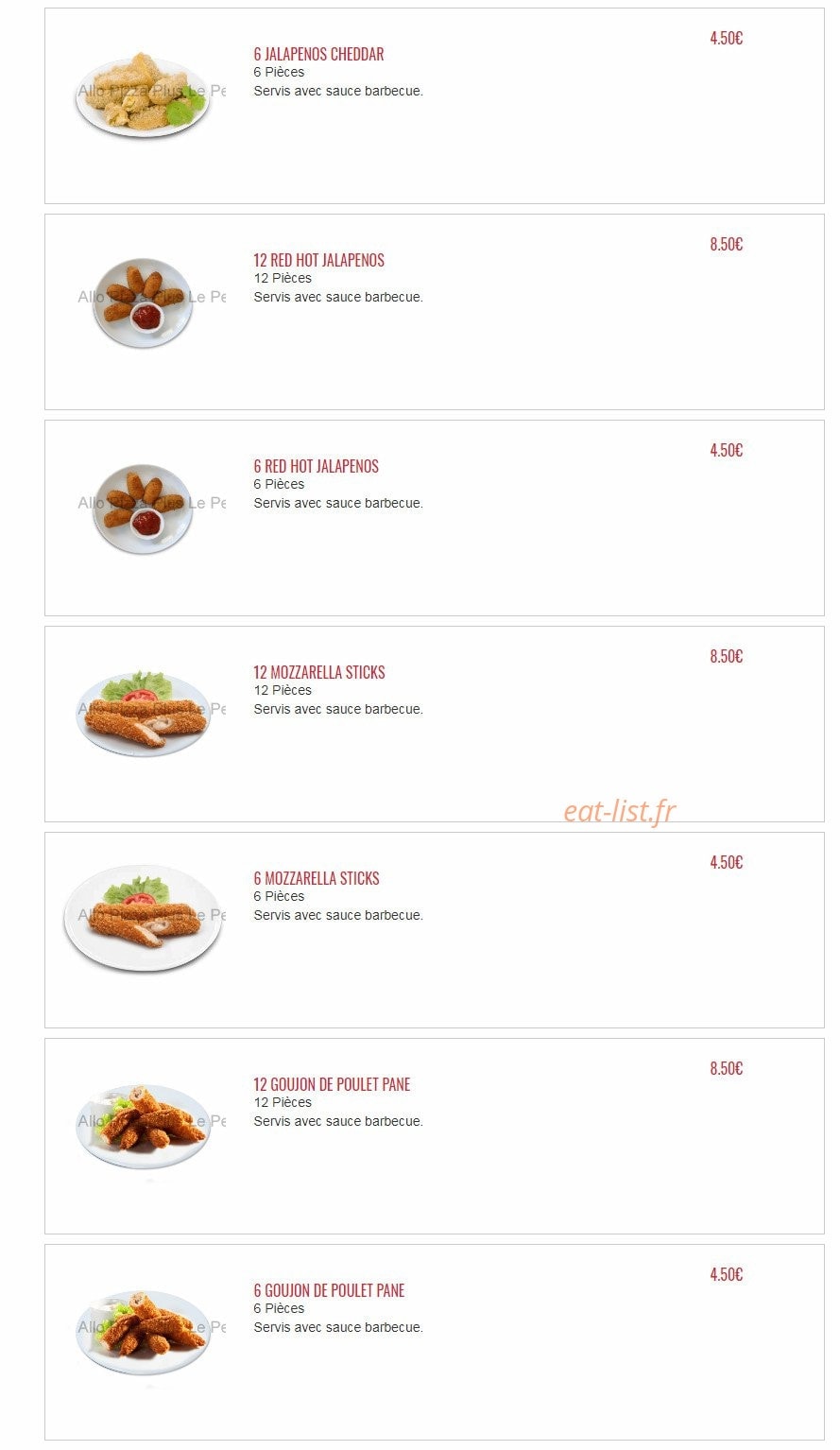 Allo Pizza Plus 78 — carte page 13
