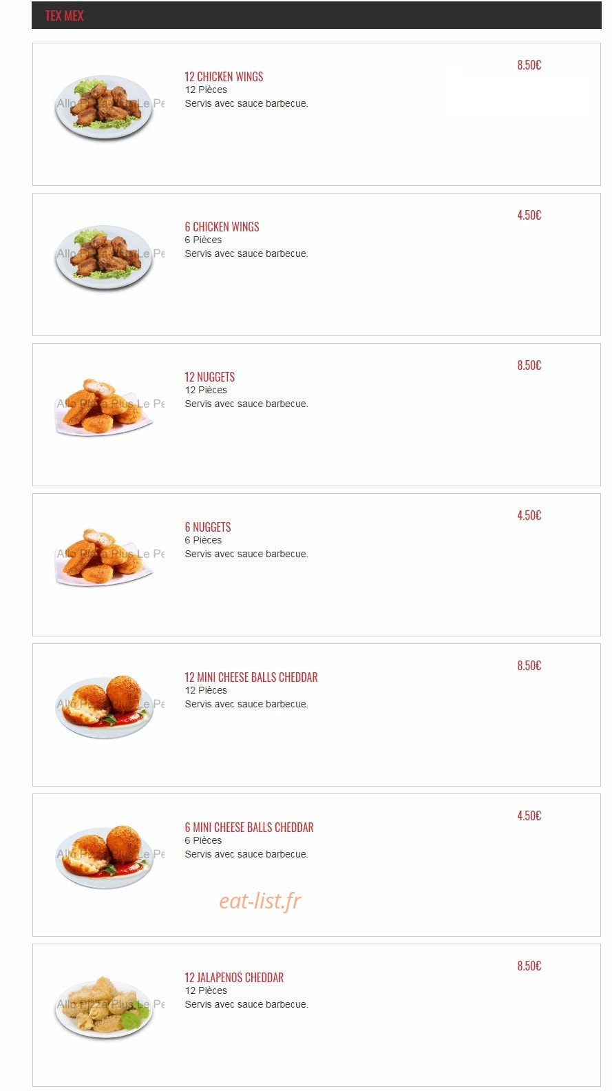 Allo Pizza Plus 78 — carte page 12