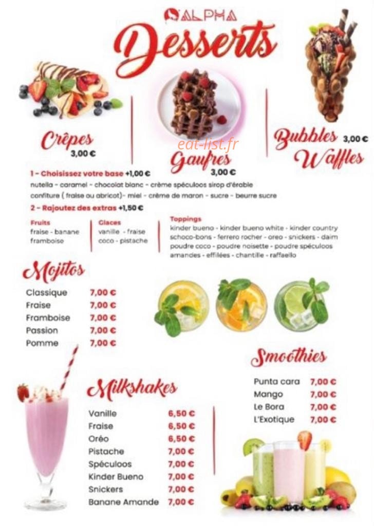 O'Alpha — carte page 3