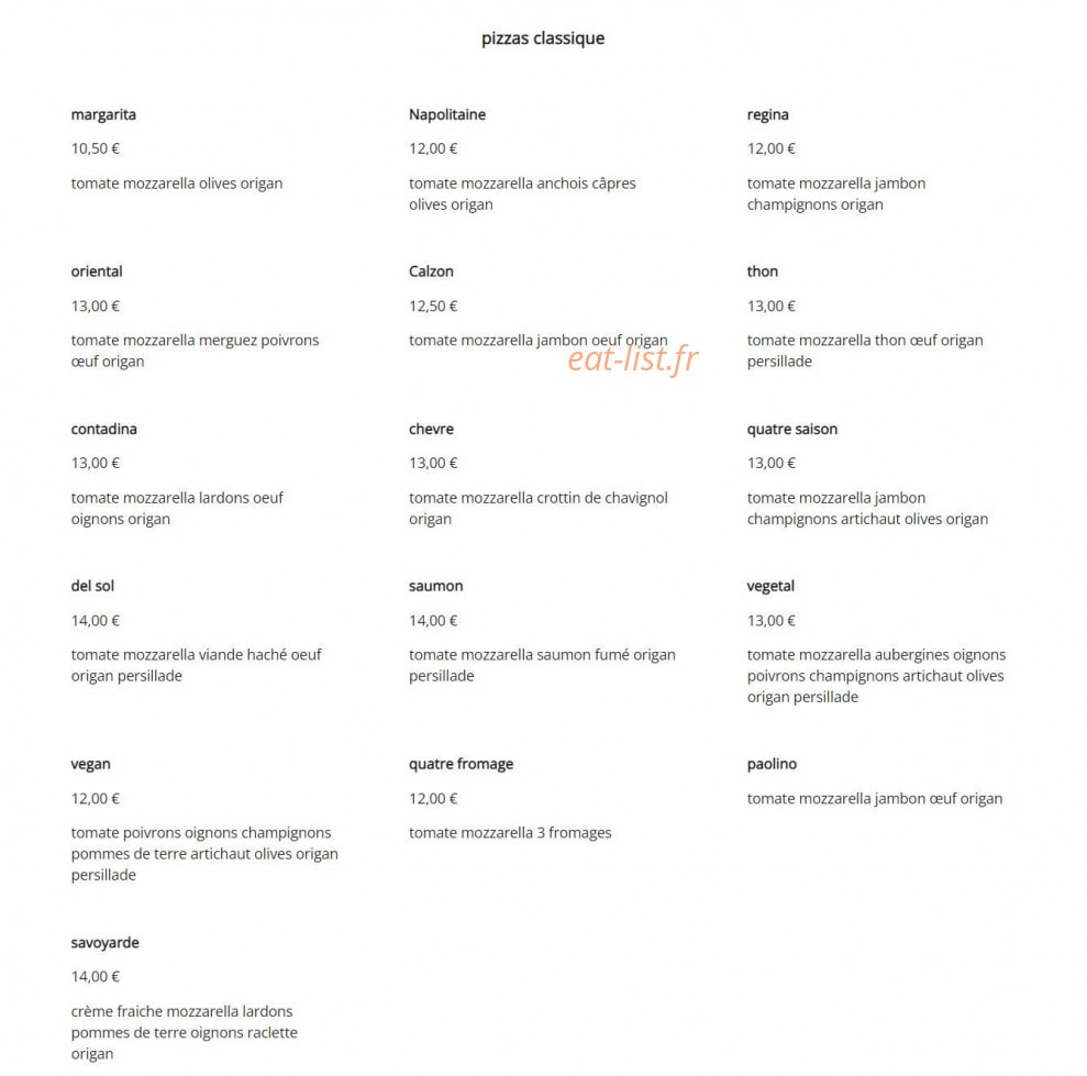 Paolino — carte page 2