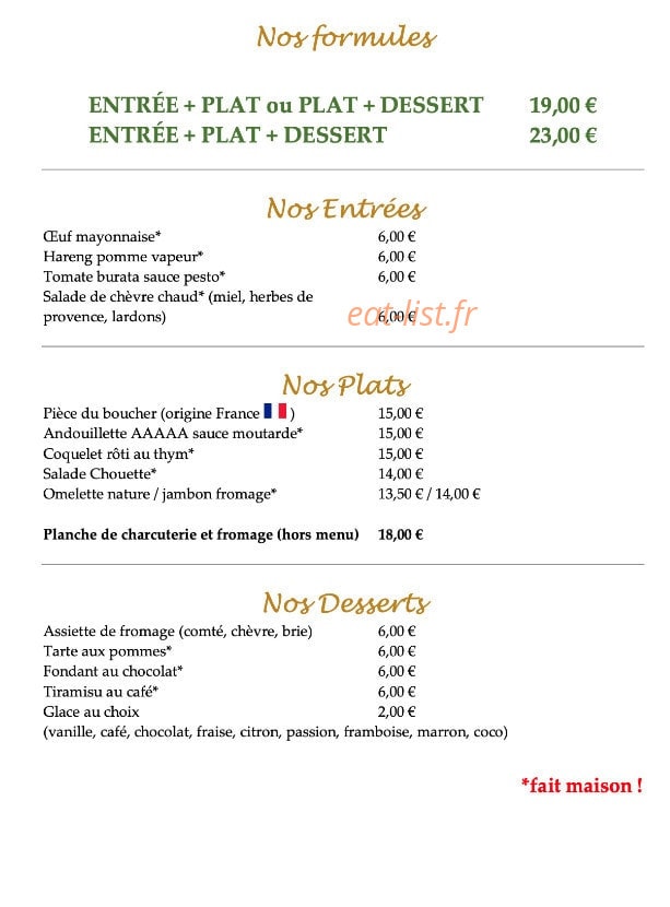 Golf du Château de la Chouette — carte page 1
