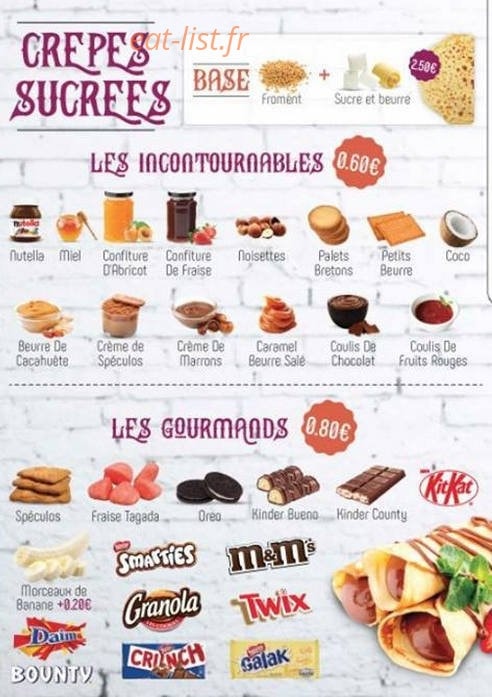 Fresh and crepes. — carte page 2