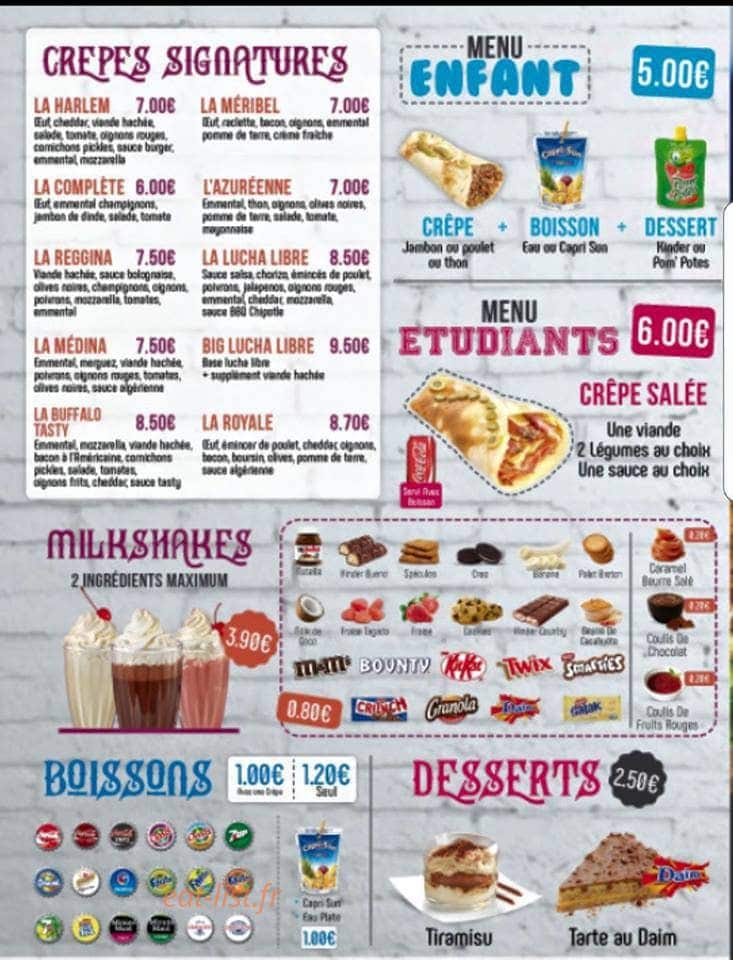Fresh and crepes. — carte page 3