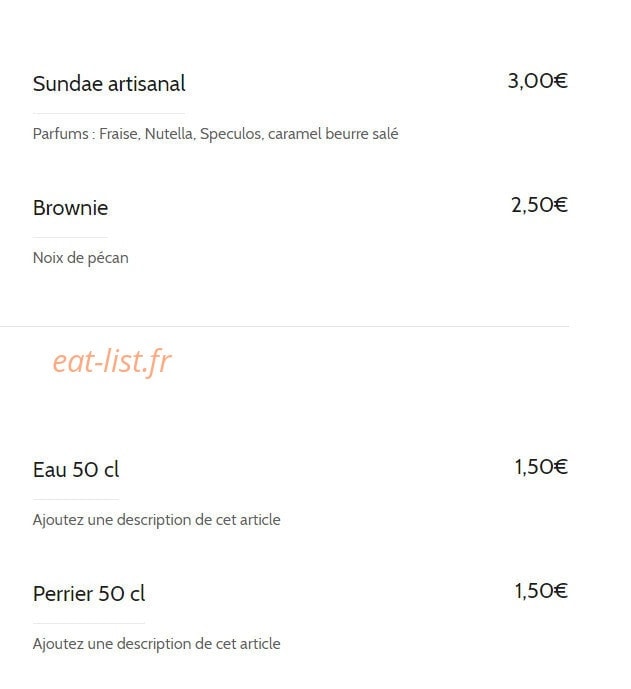 Au feu de bois — carte page 6