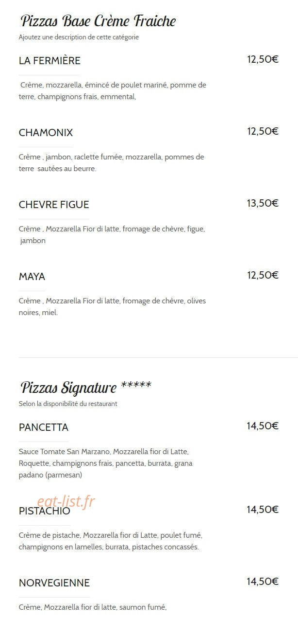 Au feu de bois — carte page 3