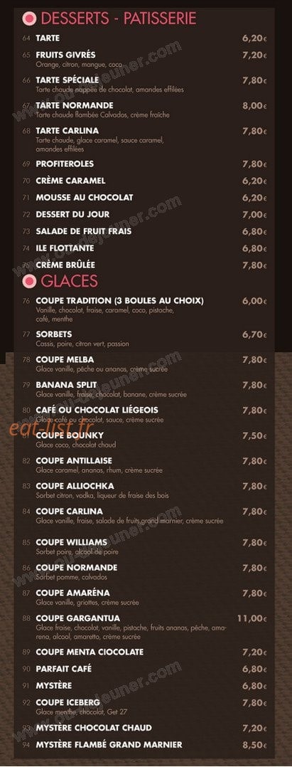 Carlina — carte page 5