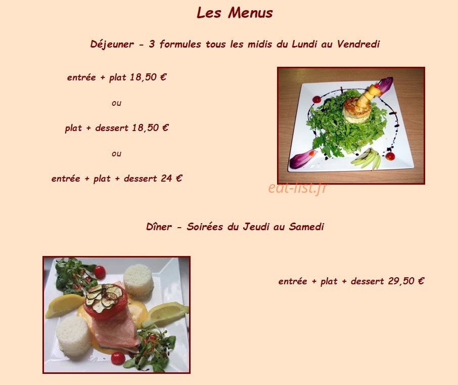 Le Convivial — carte page 1