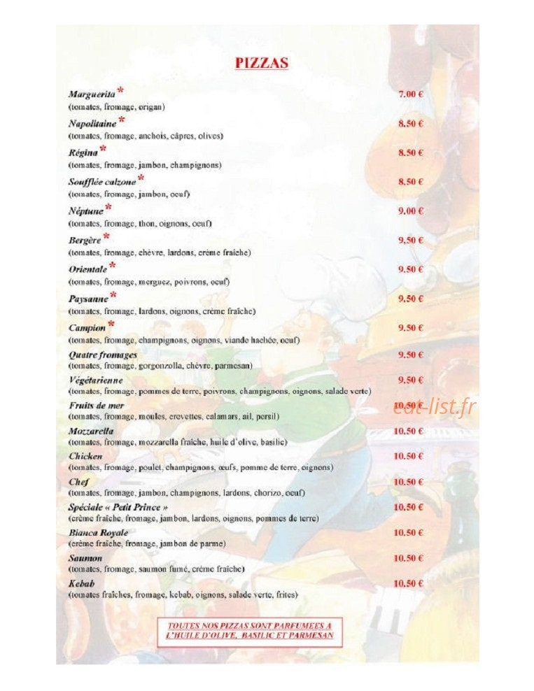 Le Petit prince — carte page 2
